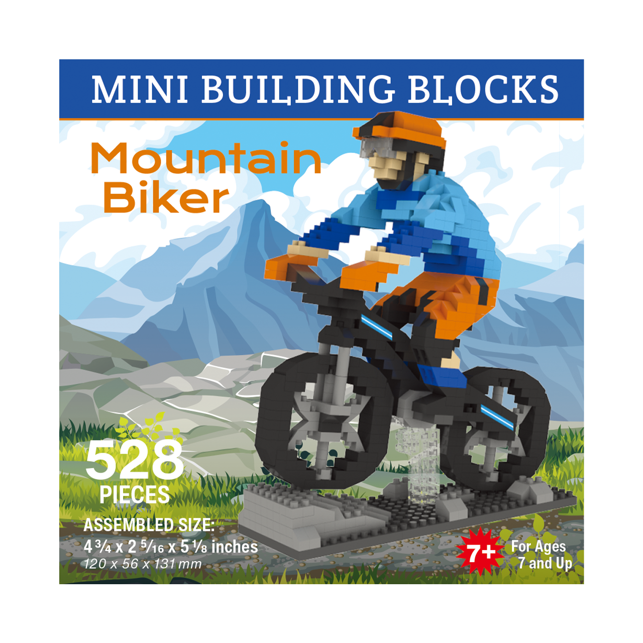 lego mountainbike set Mountain Biker Mini Block Set