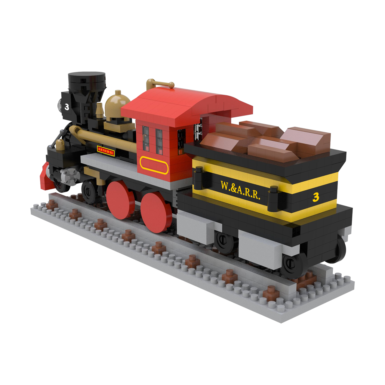 4-4-0 Steam Locomotive