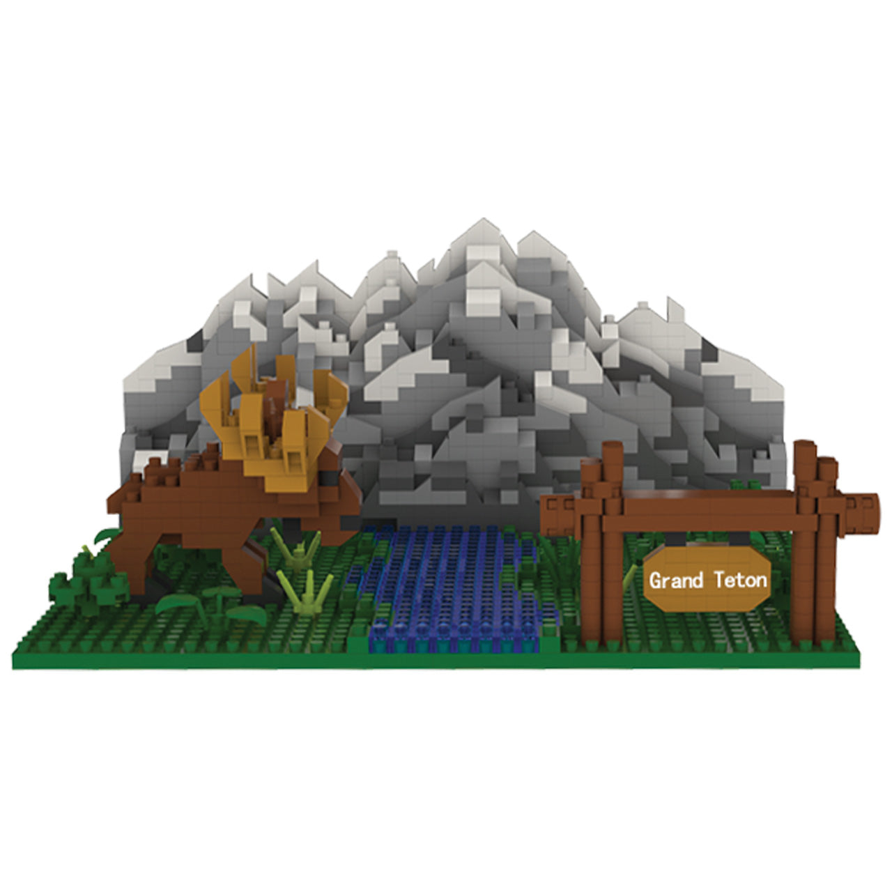 Grand Teton w/ Moose