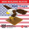 Bald Eagle with American Flag
