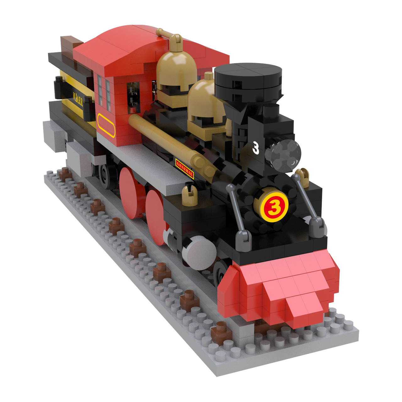 4-4-0 Steam Locomotive