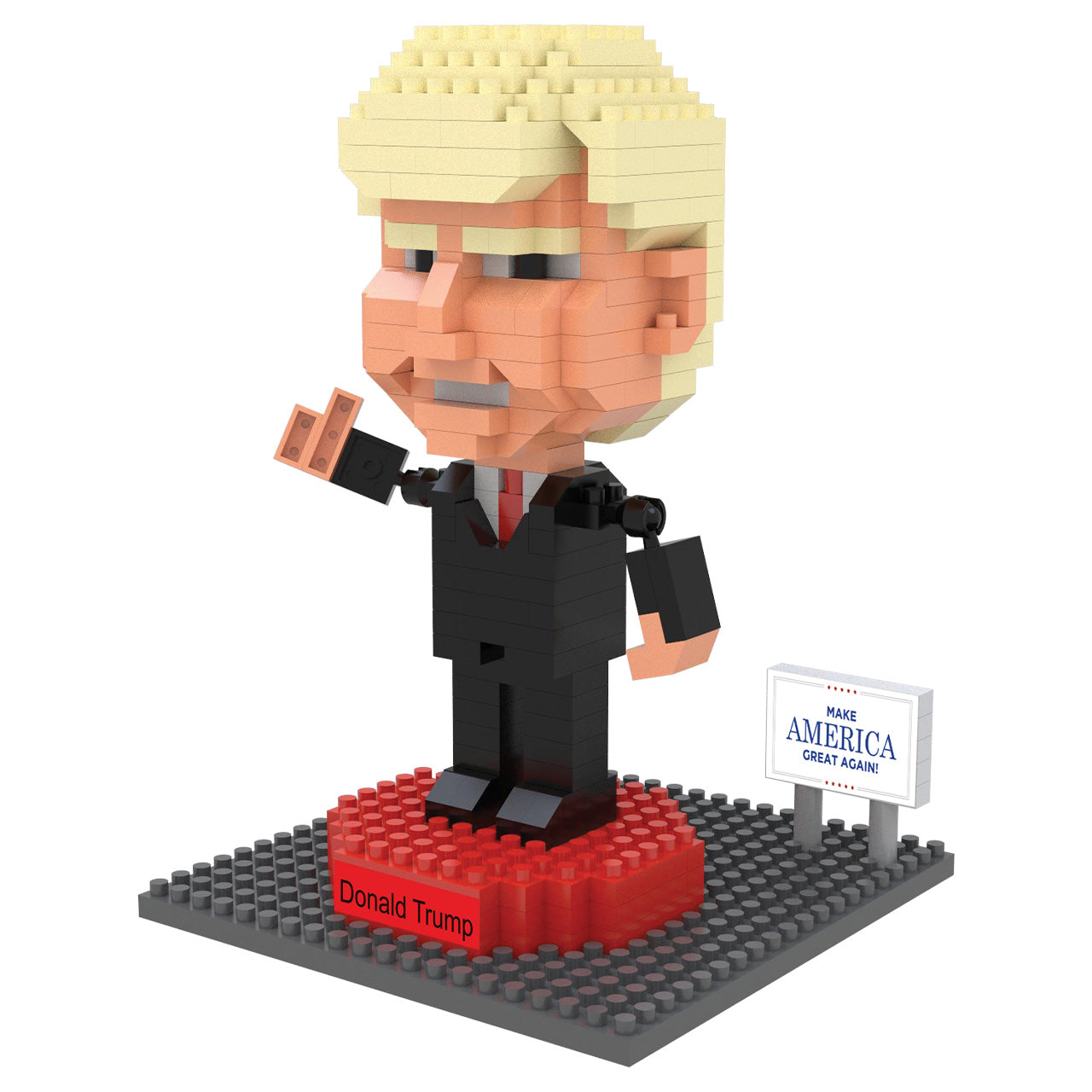 Donald Trump Mini Block Set