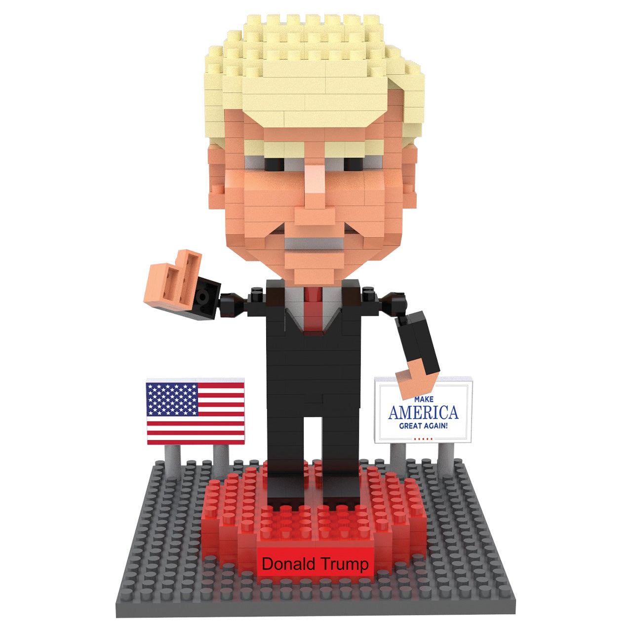 Donald Trump Mini Block Set