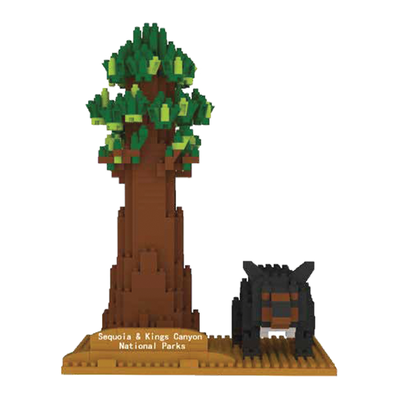 Sequoia Tree with Black Bear