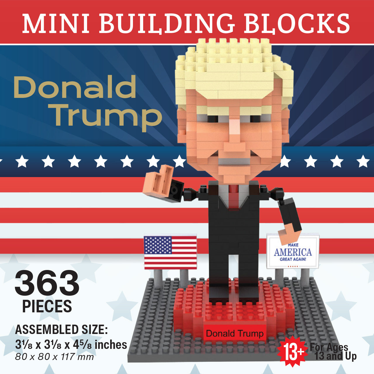 Donald Trump Mini Block Set