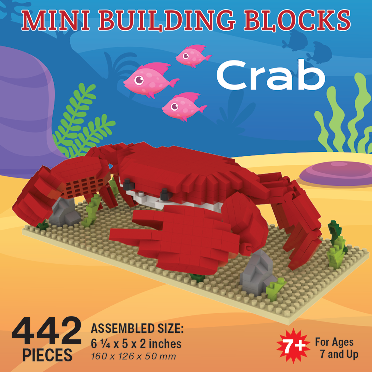 Crab Mini Block Set | TheMiniBlock.com Crab Mini Block Set | TheMiniBlock.com