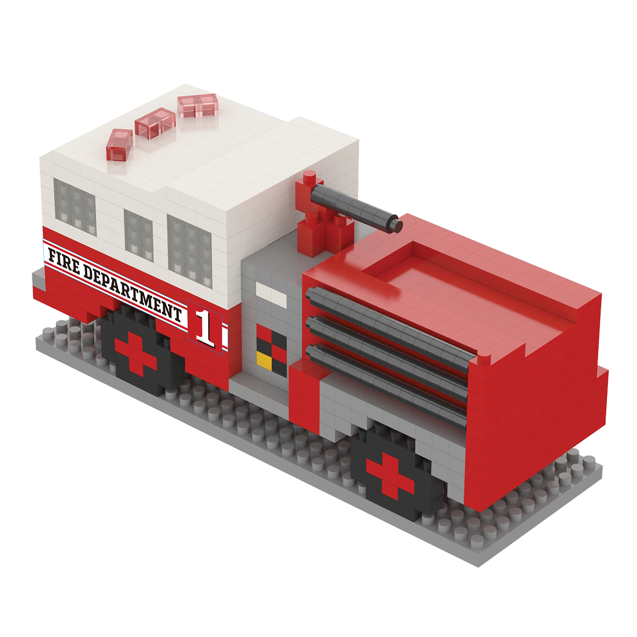 Fire Truck Mini Block Set