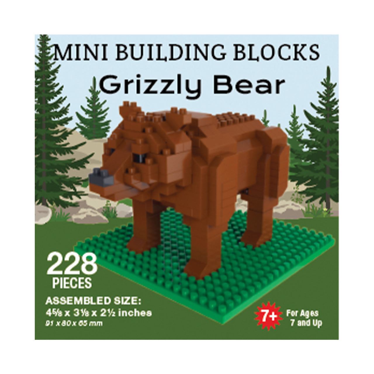 Grizzly Bear Mini Block Set