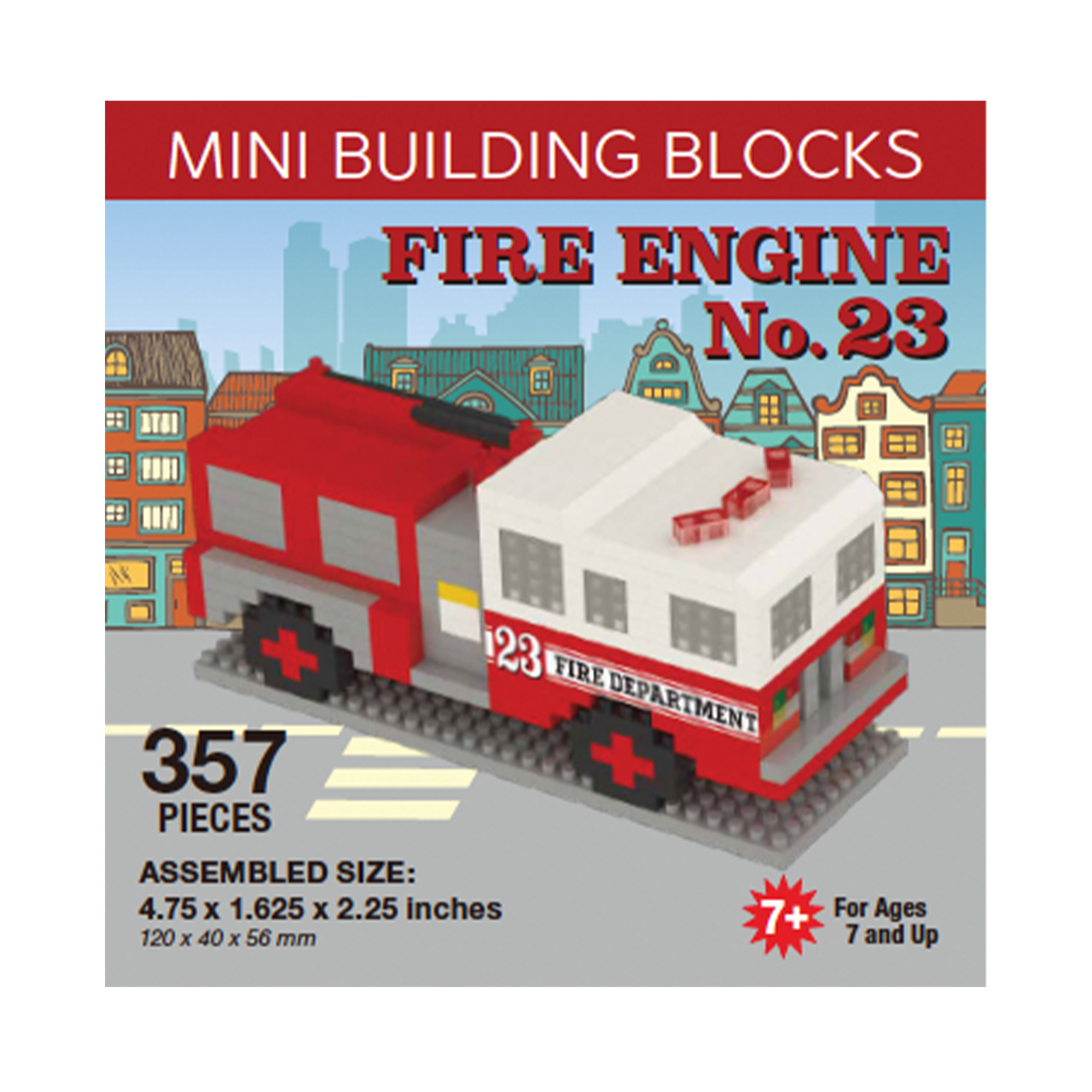 Fire Truck Mini Block Set