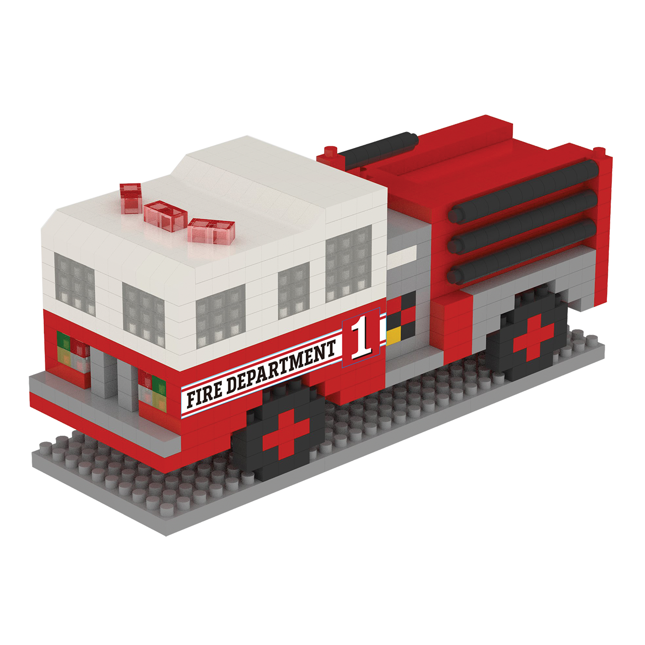 Fire Truck Mini Block Set