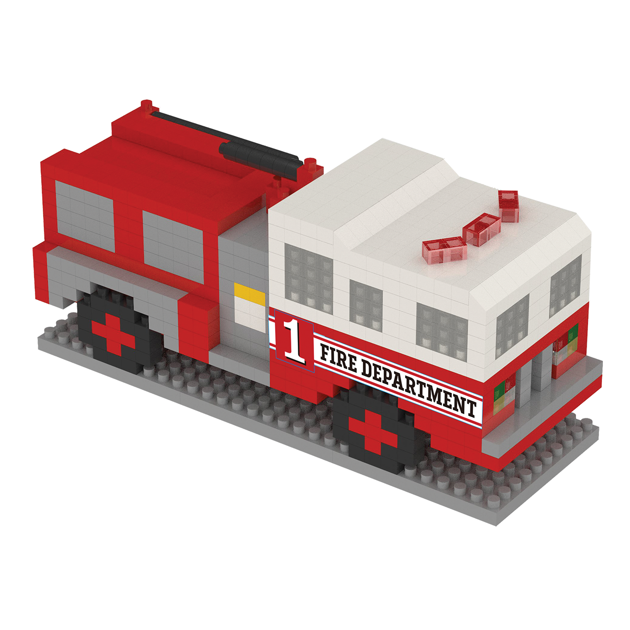 Fire Truck Mini Block Set