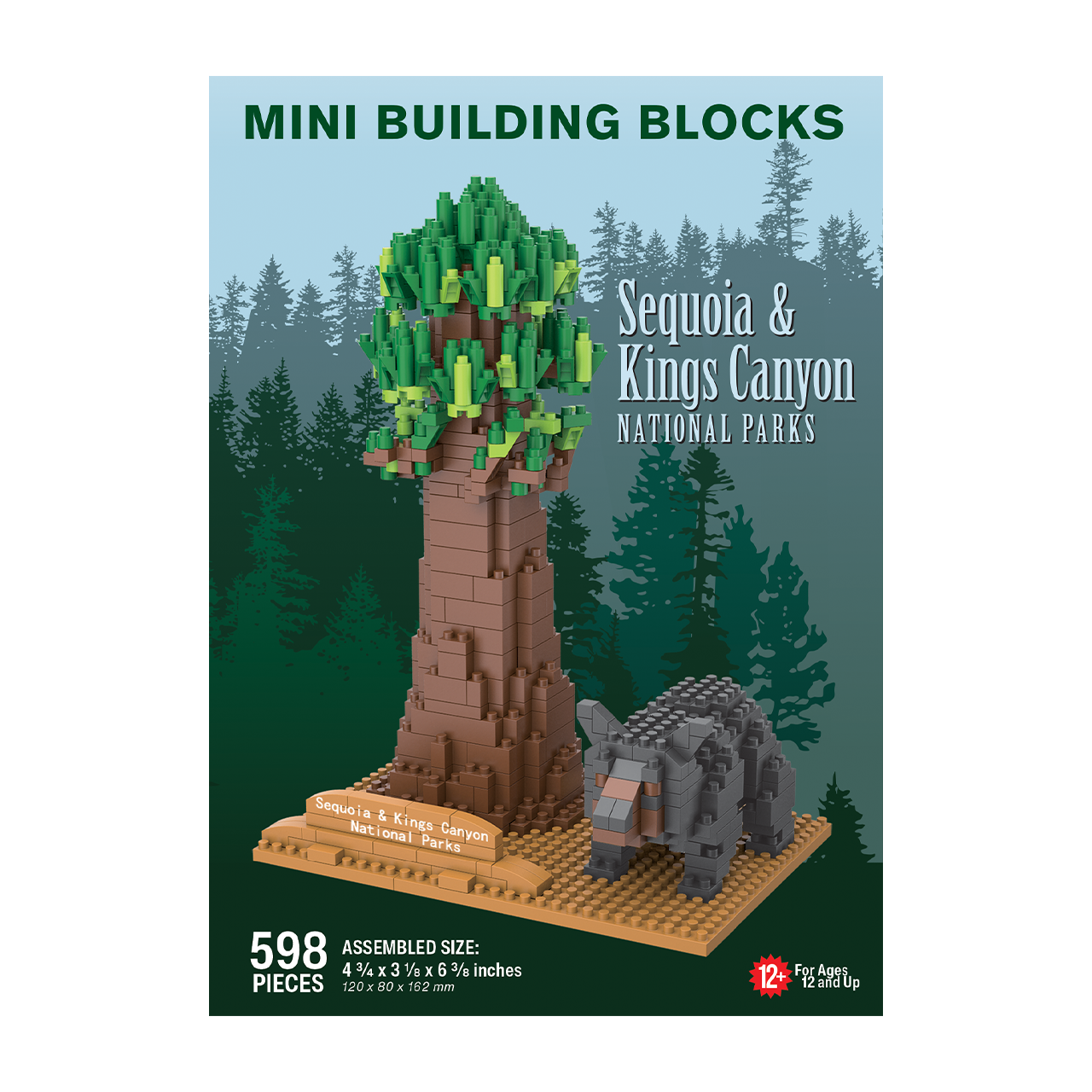Sequoia Tree with Black Bear
