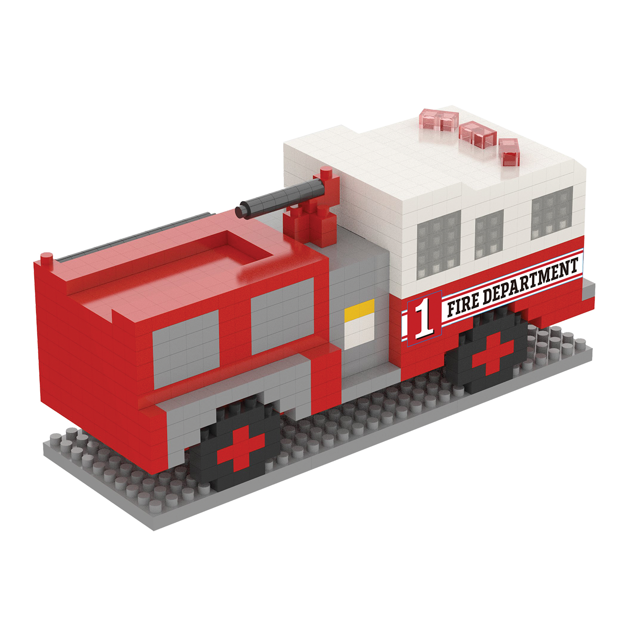 Fire Truck Mini Block Set