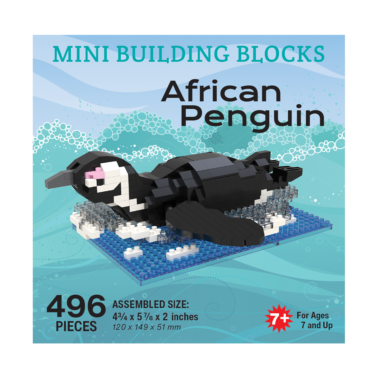 African Penguin Mini Block Set | TheMiniBlock.com African Penguin Mini Block Set | TheMiniBlock.com