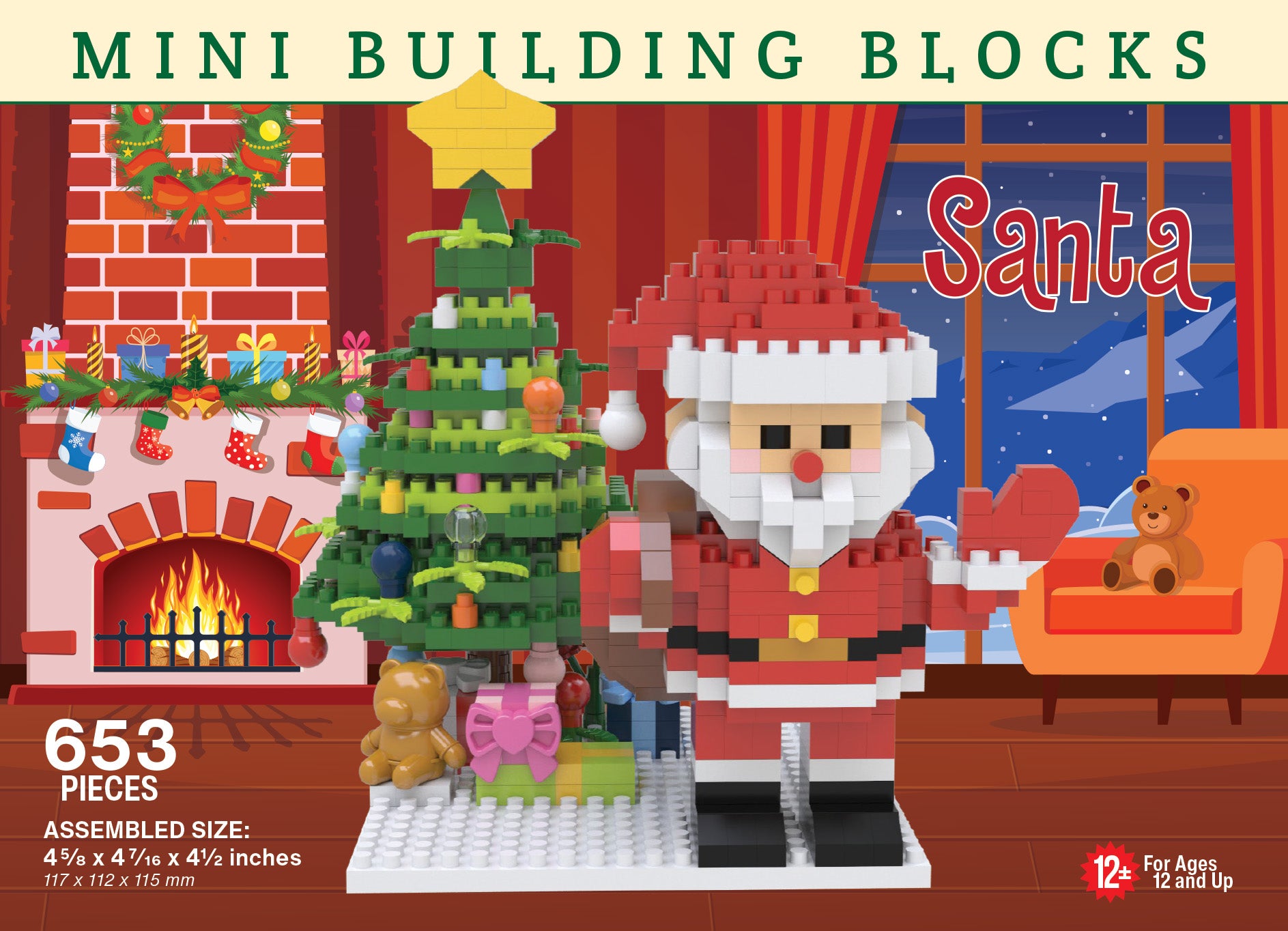 Mini Santa Collection Santa Claus Mini Block Set | TheMiniBlock.com
