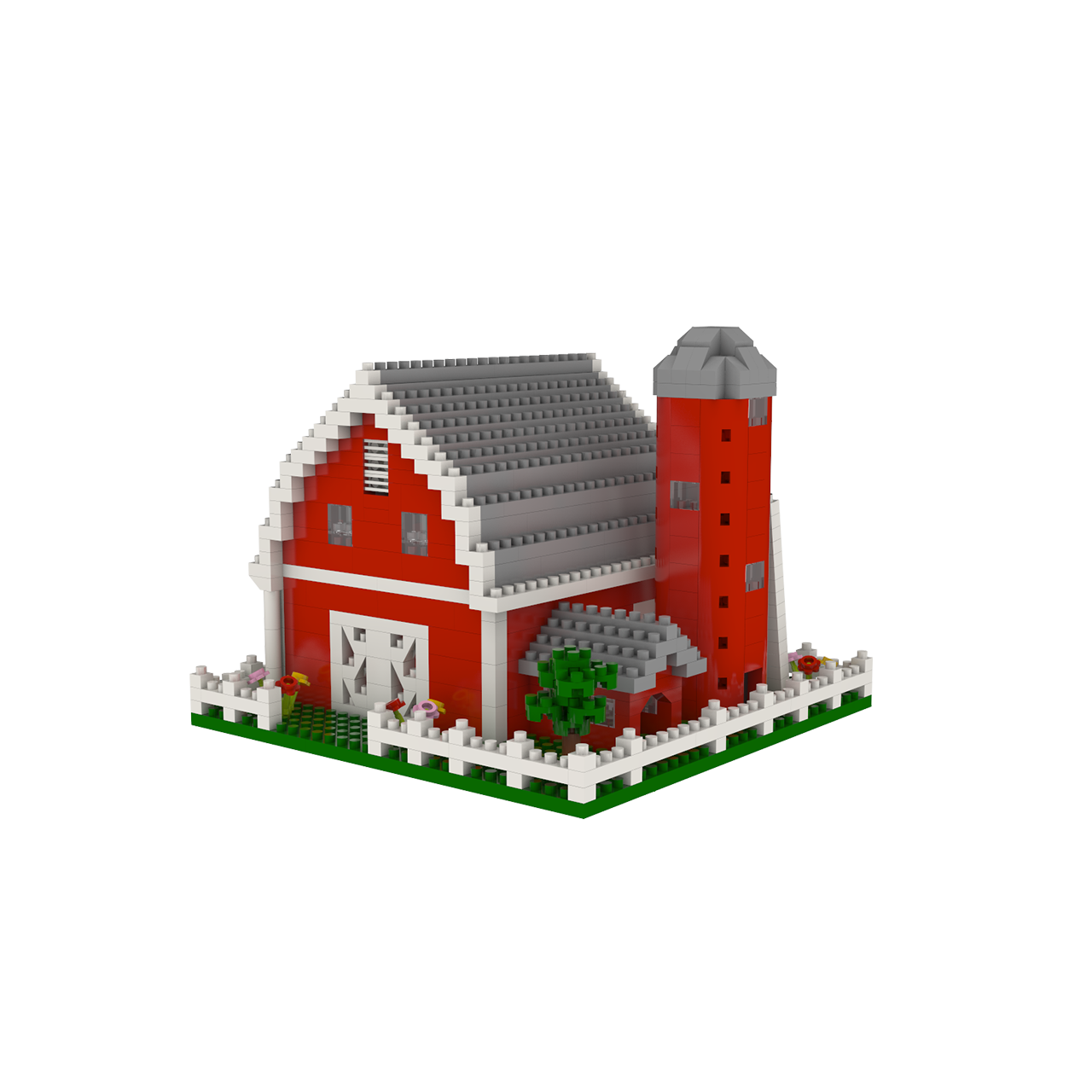 Primark Mini Blocks Barn with Fence Mini Block Set | TheMiniBlock.com