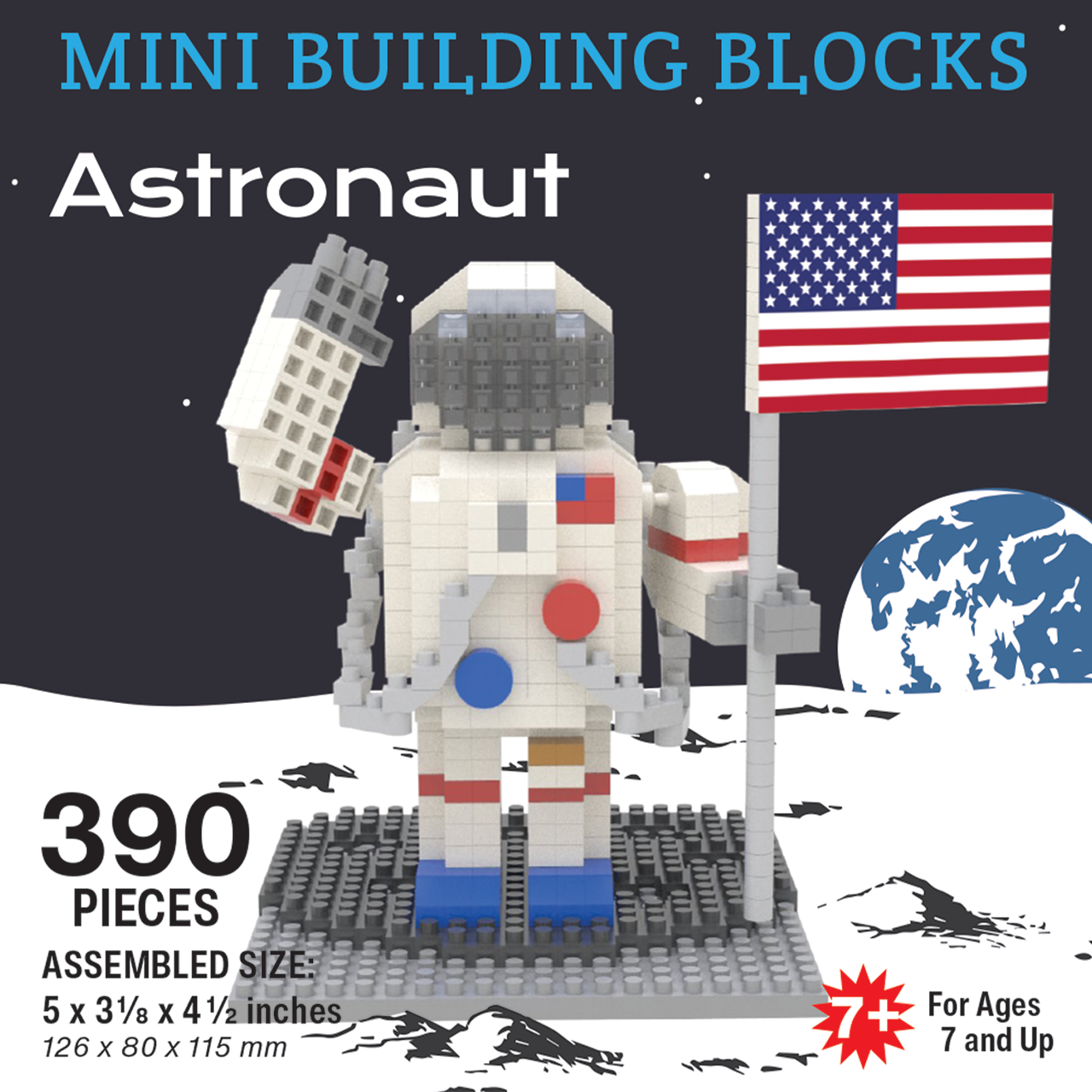 Astronaut Mini Block Set | TheMiniBlock.com