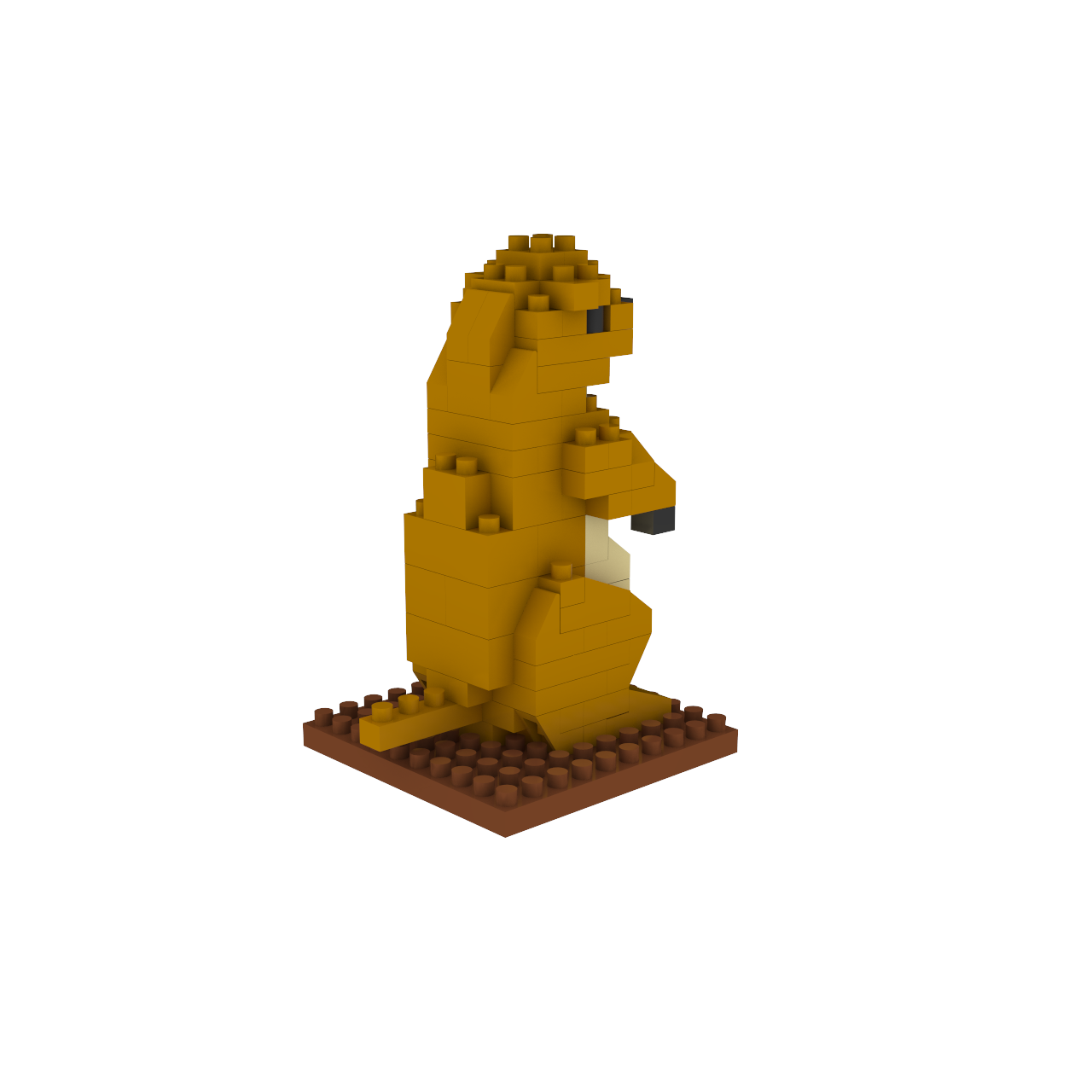 Grizzly We Bare Bears Lego Miniso Ice Bear Miniso Microparticles