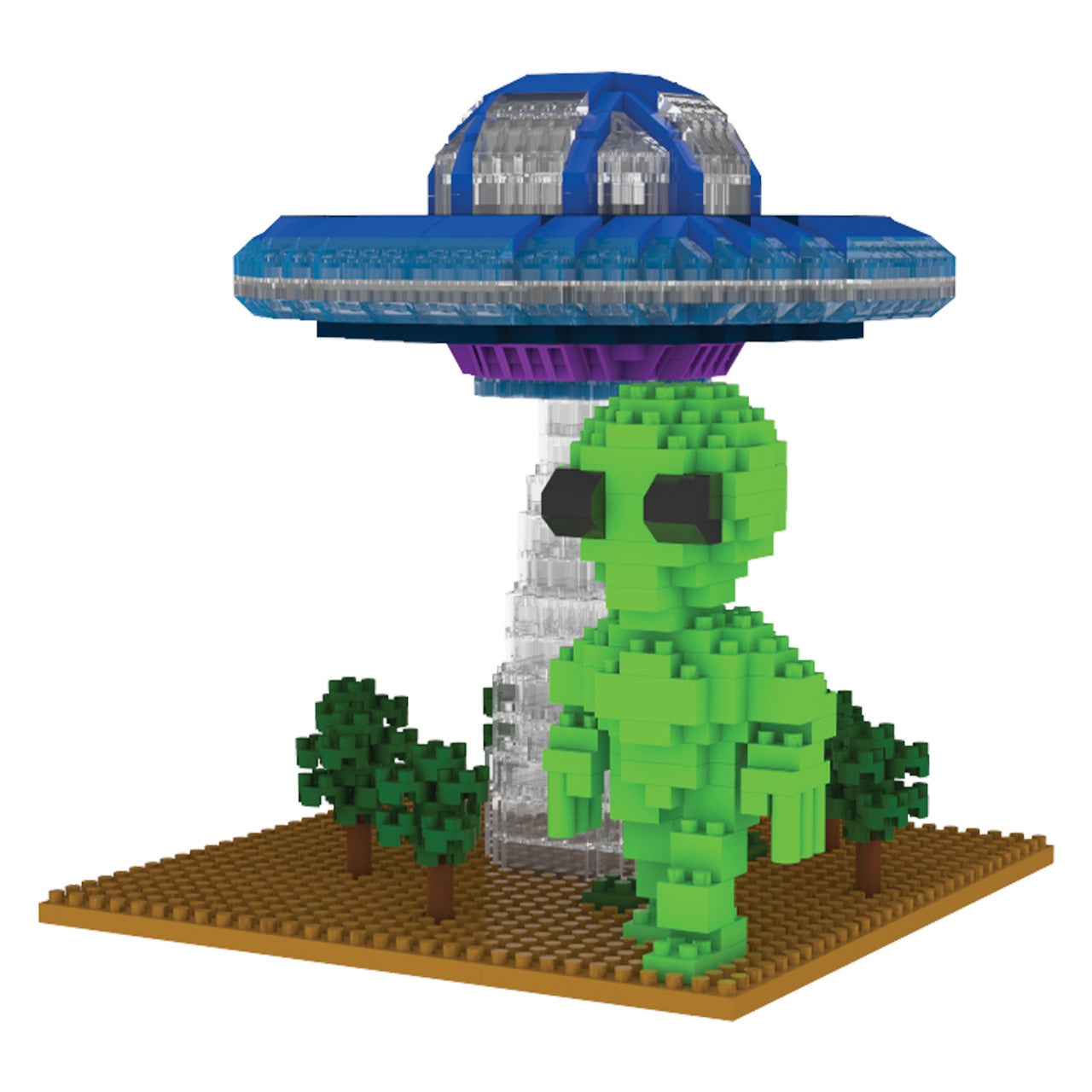 Alien and Spaceship Mini Block Set | TheMiniBlock.com