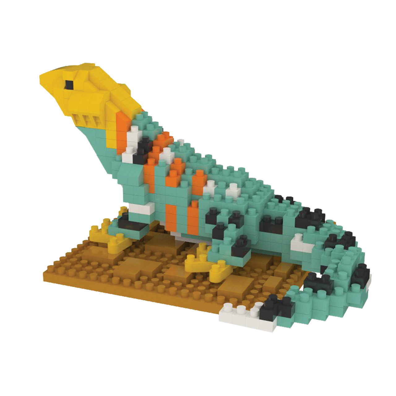 Collared Lizard Mini Block Set | TheMiniBlock.com