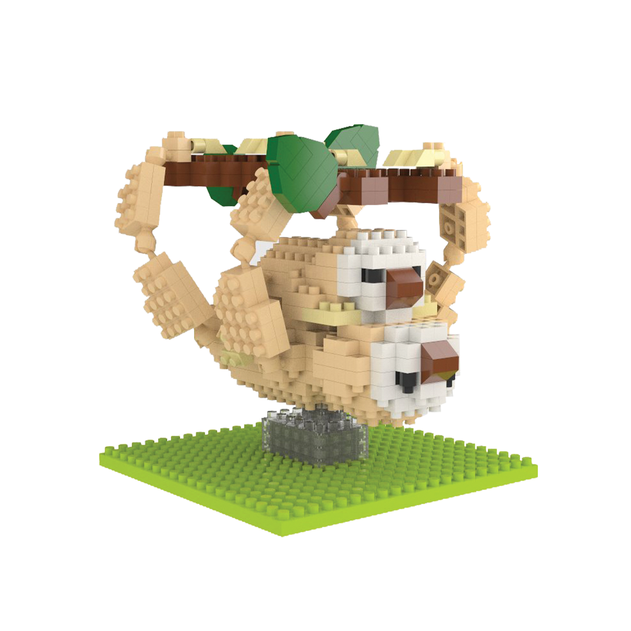 Mini Building Blocks Sloth | TheMiniBlock.com