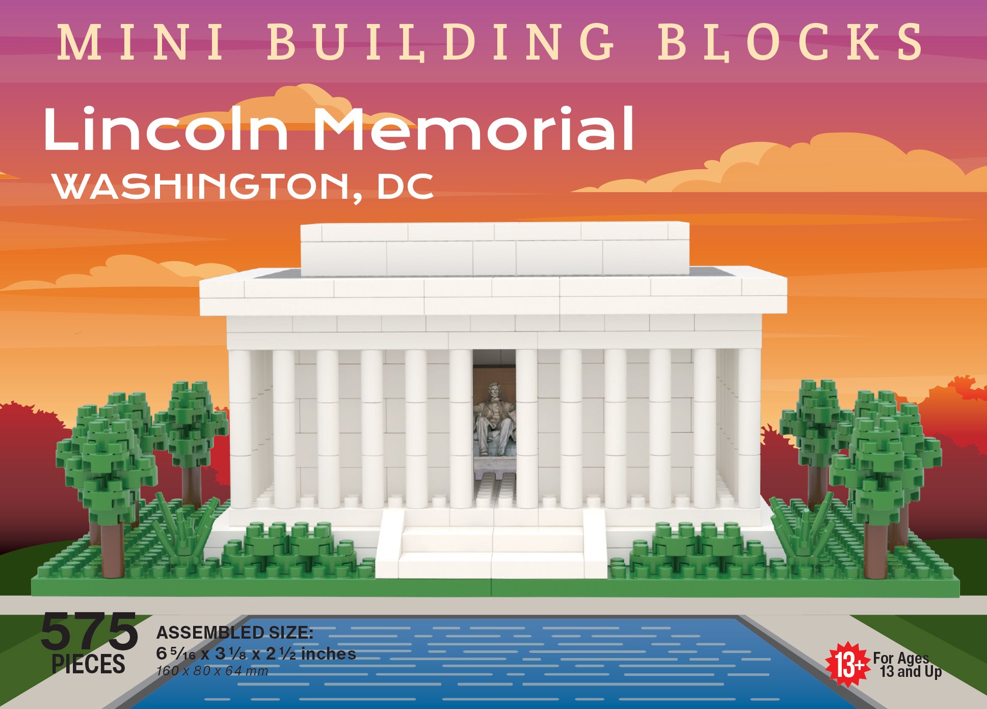 Lincoln Memorial Mini Block Set
