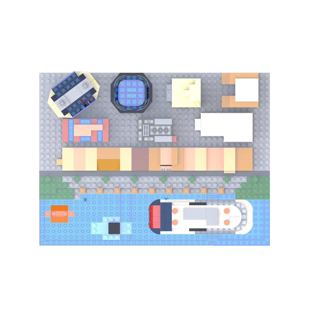 Nashville Skyline Mini Block Set TheMiniBlock