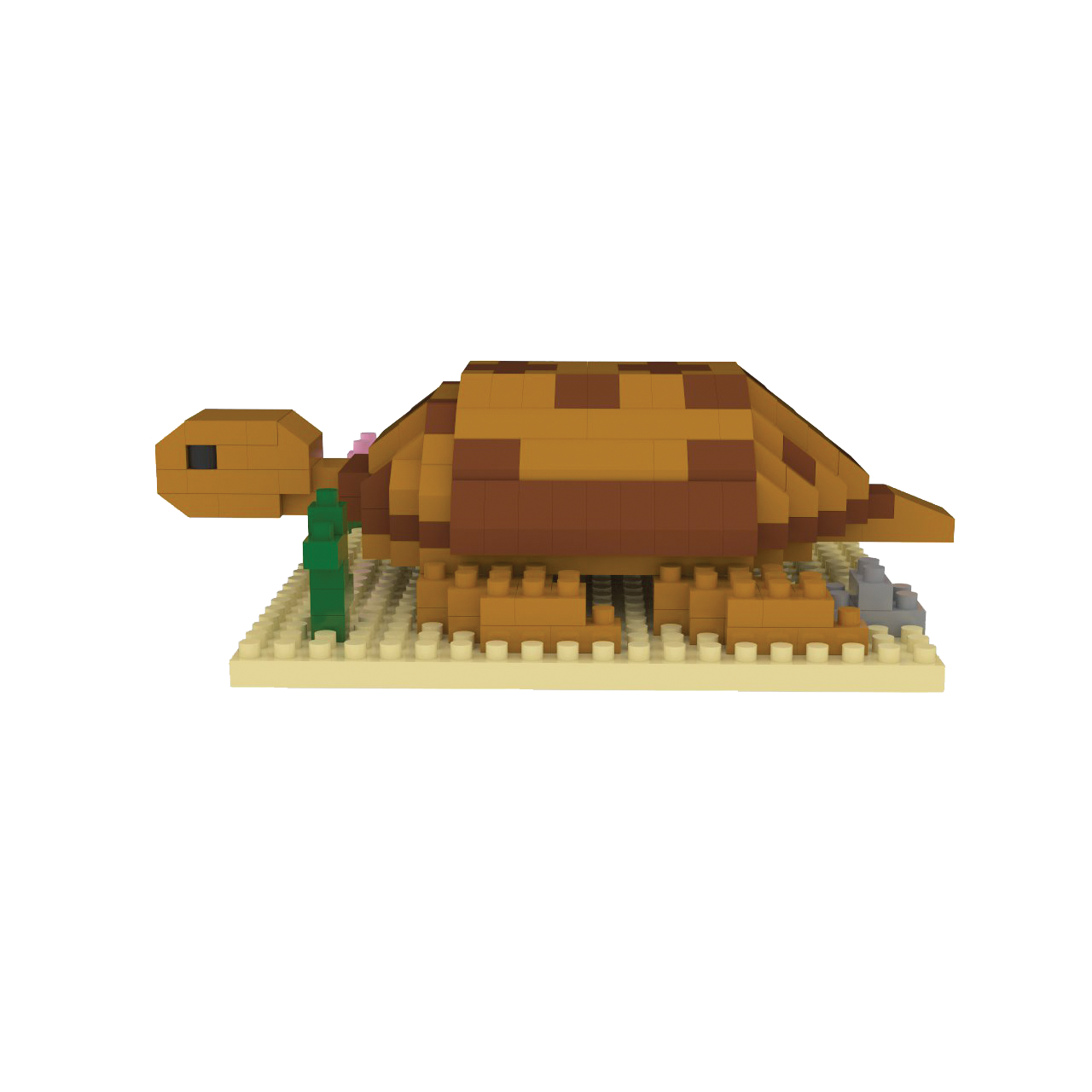 Desert Tortoise Mini Block Set | TheMiniBlock.com