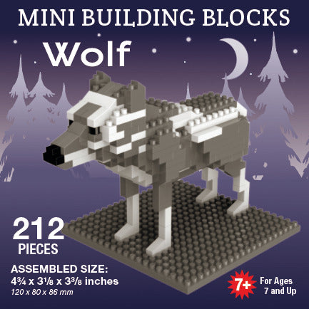 Wolf Mini Block Set | TheMiniBlock.com