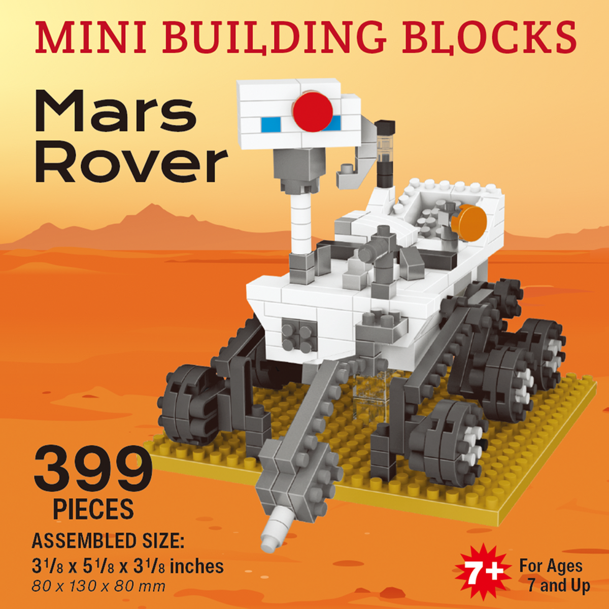 Mini Mars Rover Models Mars Rover Mini Block Set | TheMiniBlock.com