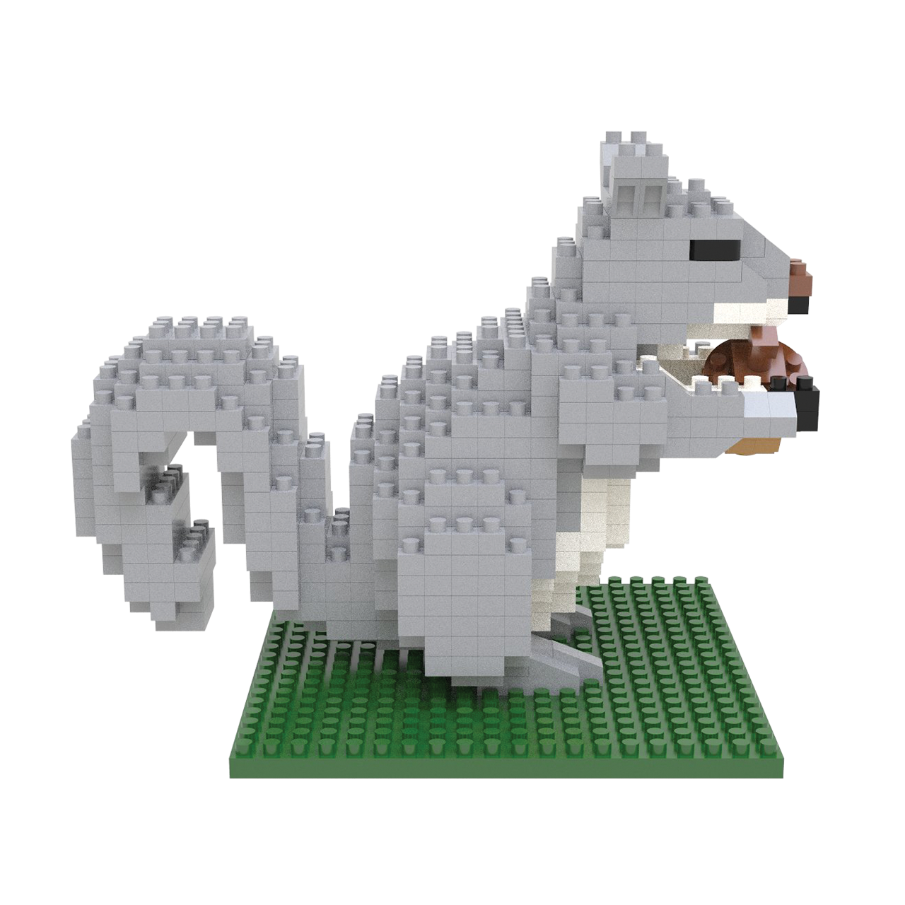 Gray Squirrel Mini Block Set TheMiniBlock Gray squirrel mini block set theminiblock