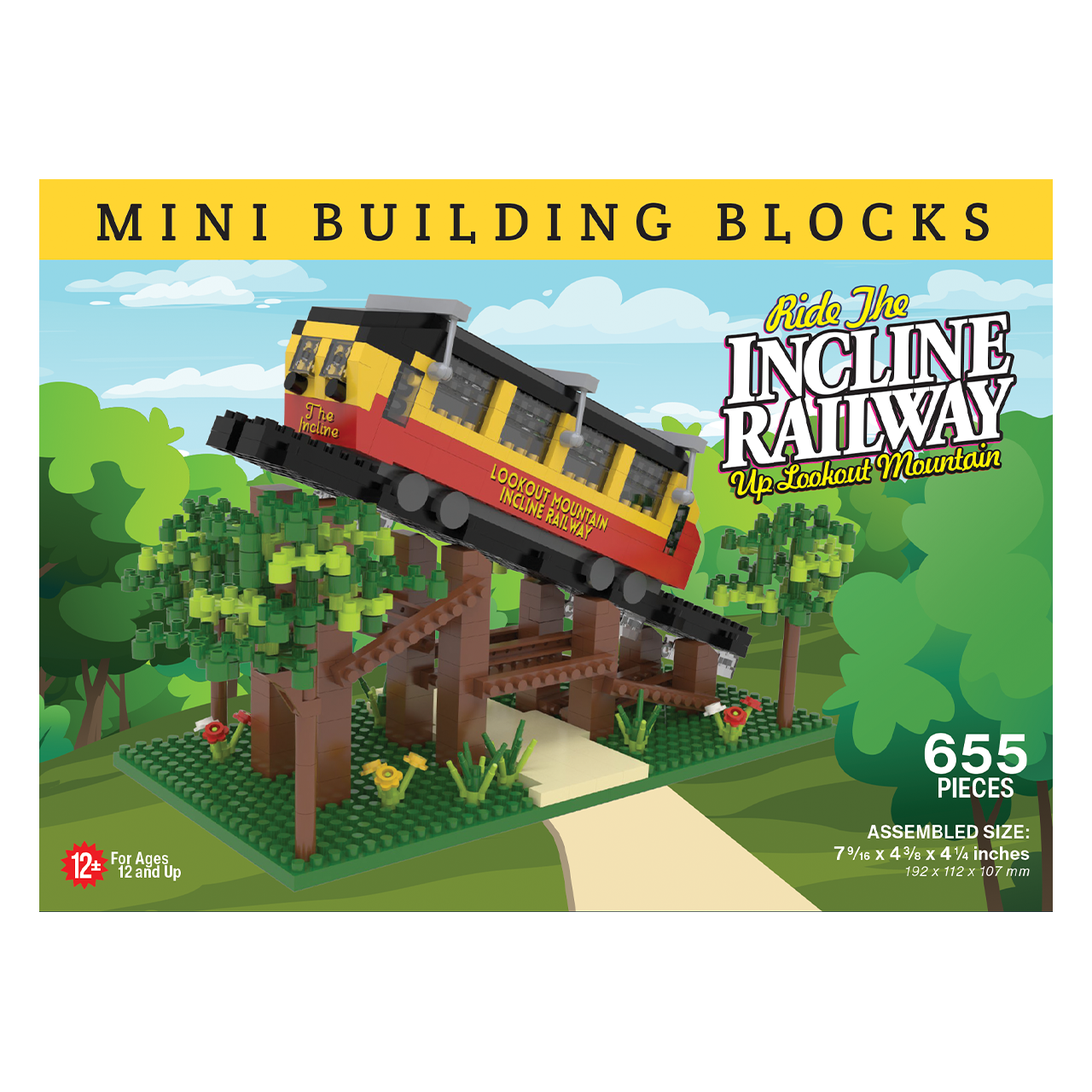 Lookout Mountain Incline Railway Mini Block Set | TheMiniBlock.com
