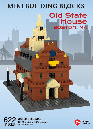 Mini Blocks Boston Boston Old State House Mini Block Set | TheMiniBlock.com