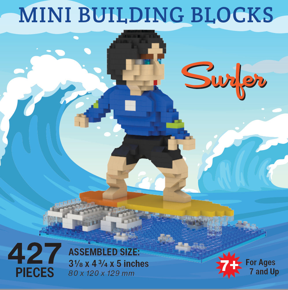 Surfer Mini Block Set | TheMiniBlock.com