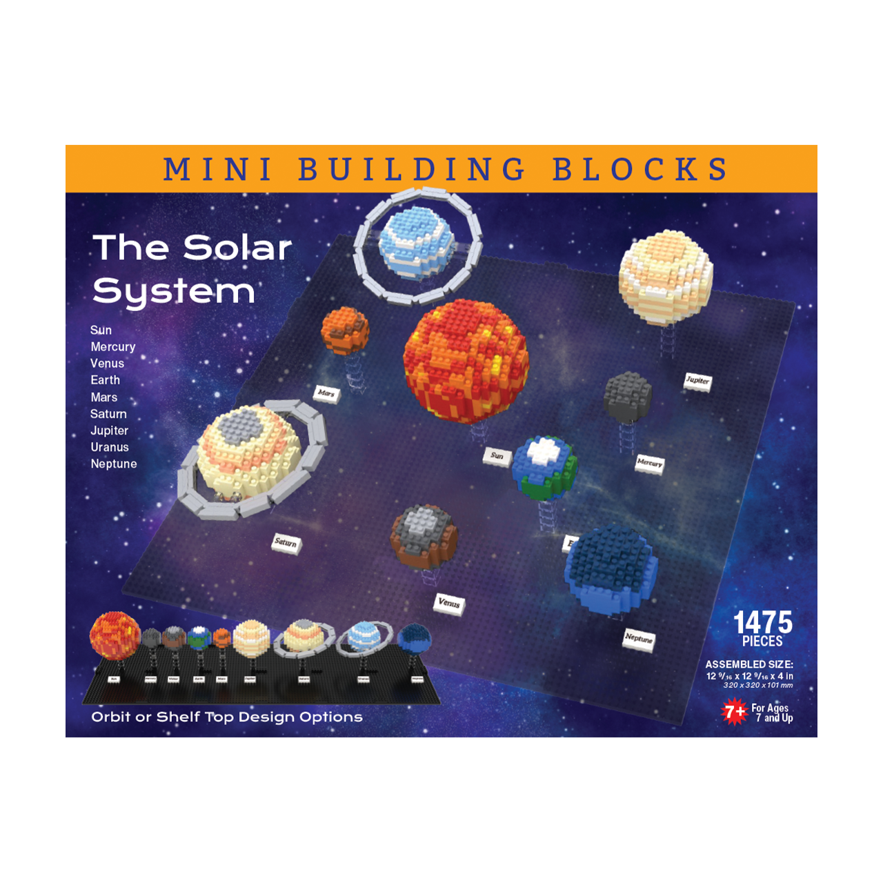 Solar System Mini Note Solar System Mini Block Set | TheMiniBlock.com