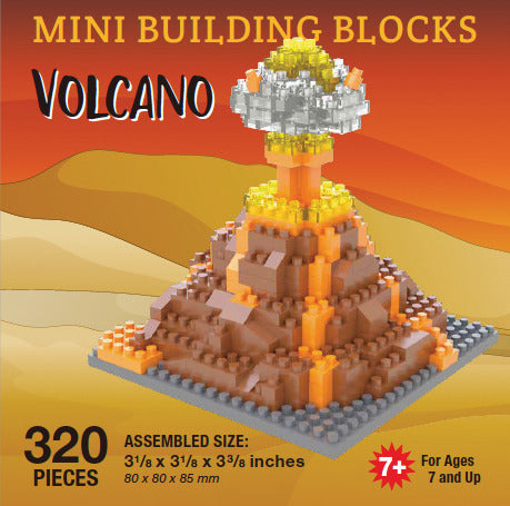 Volcano Mini Block Set | TheMiniBlock.com