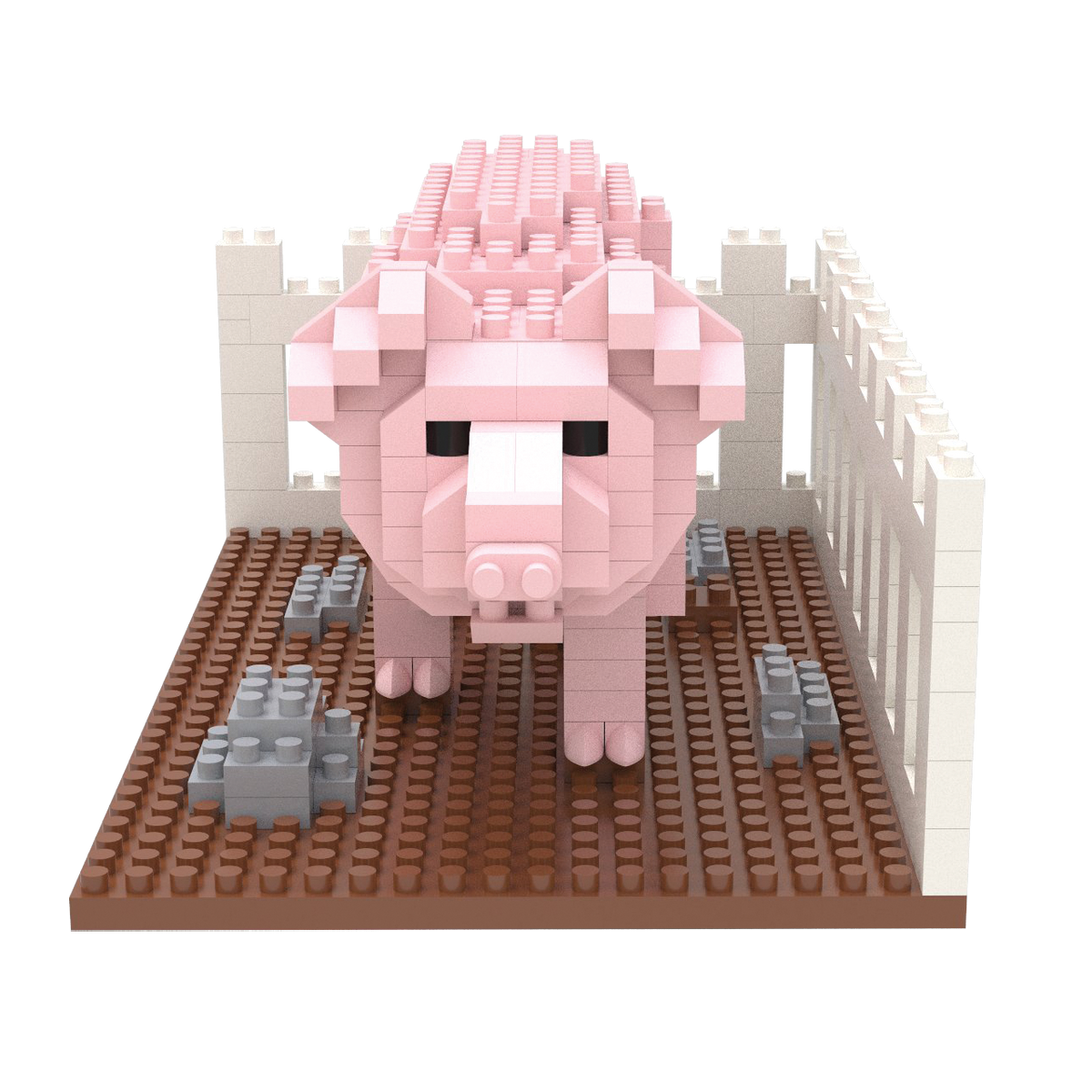 Pig in Pig Sty Mini Block Set | TheMiniBlock.com