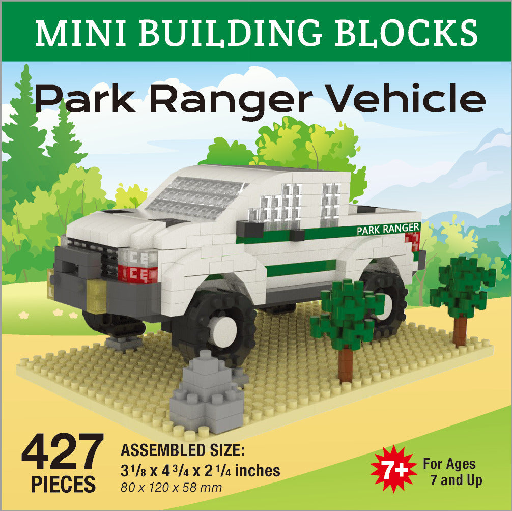 Park Ranger Truck Mini Block Set | TheMiniBlock.com
