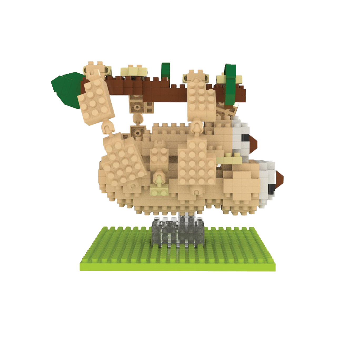 Mini Building Blocks Sloth | TheMiniBlock.com