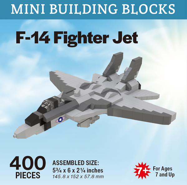 Fighter Jet F14 Mini Block Set TheMiniBlock