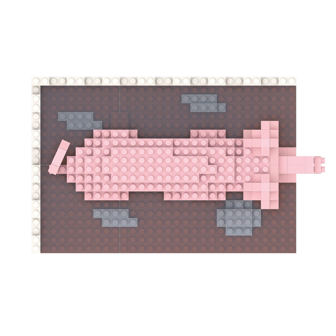 Pig in Pig Sty Mini Block Set | TheMiniBlock.com