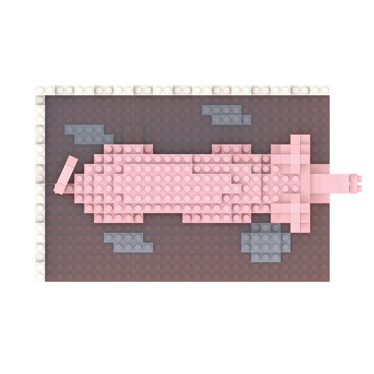 Pig in Pig Sty Mini Block Set | TheMiniBlock.com