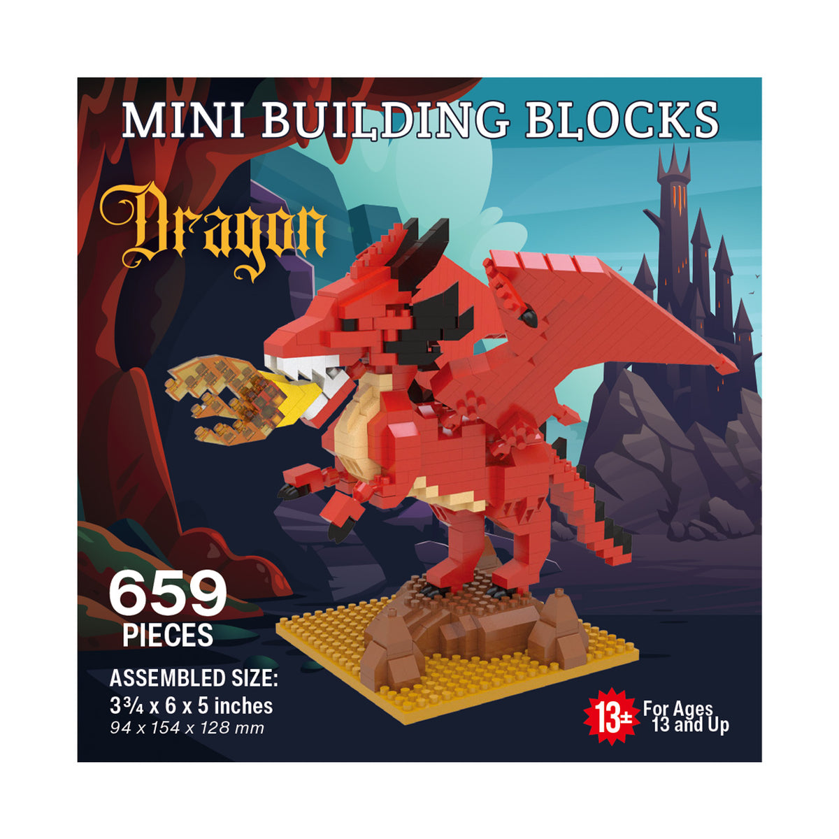 Mini Block Models Dragon Mini Block Set | TheMiniBlock.com