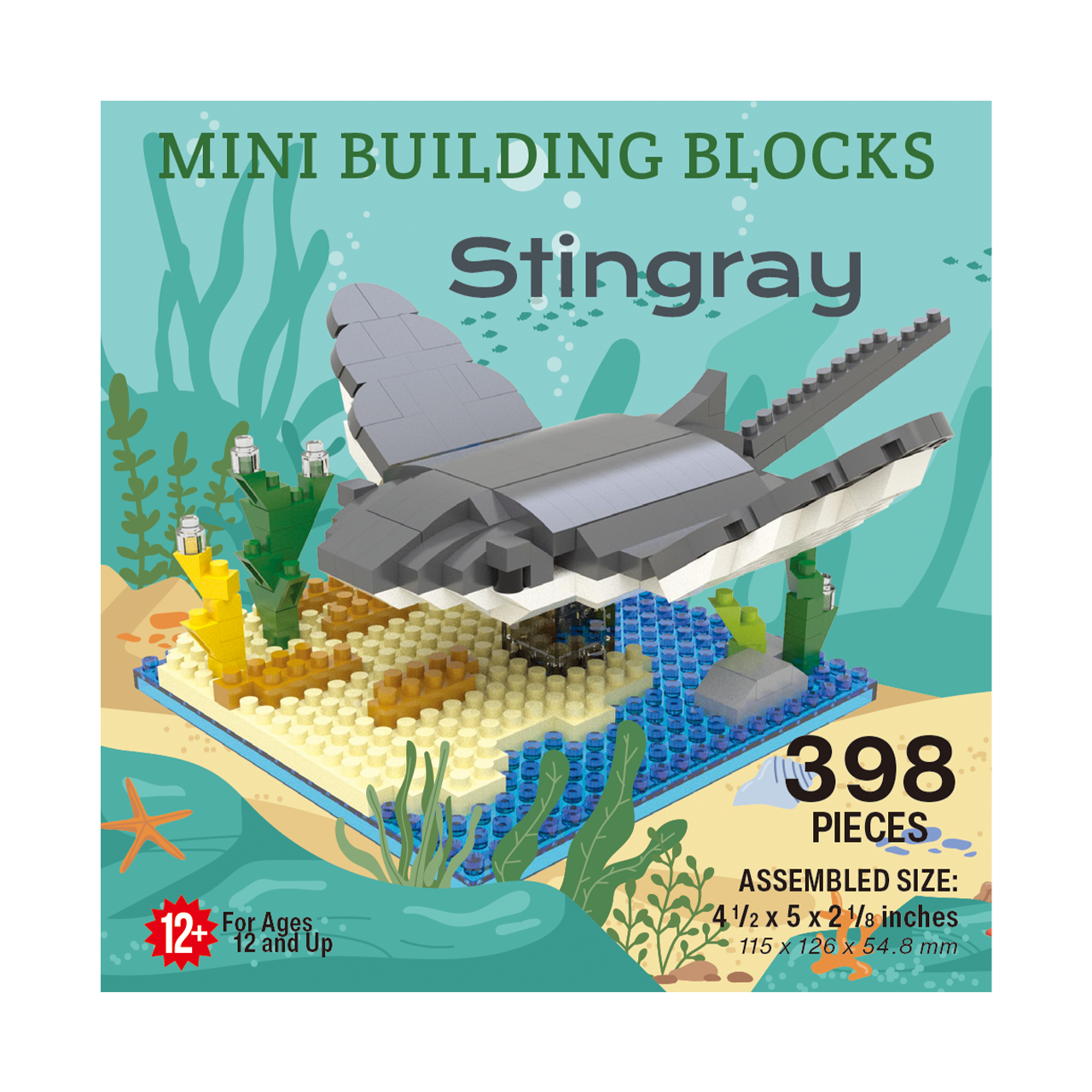 Stingray Mini Block Set | TheMiniBlock.com