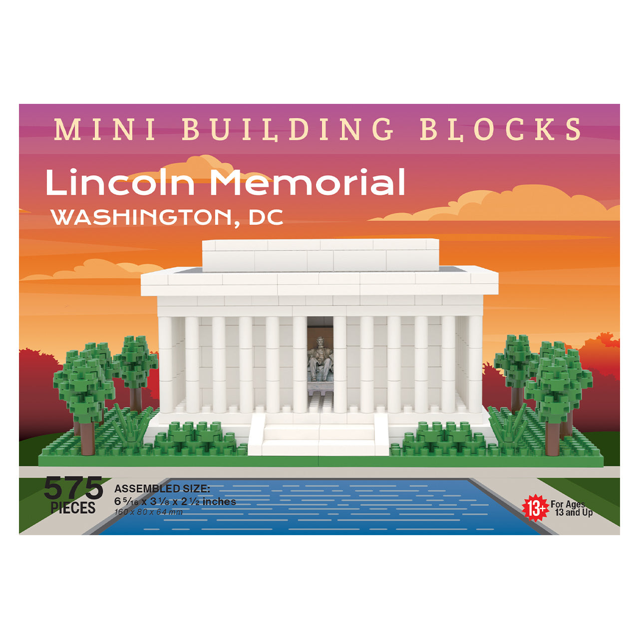 Lincoln Memorial Mini Block Set
