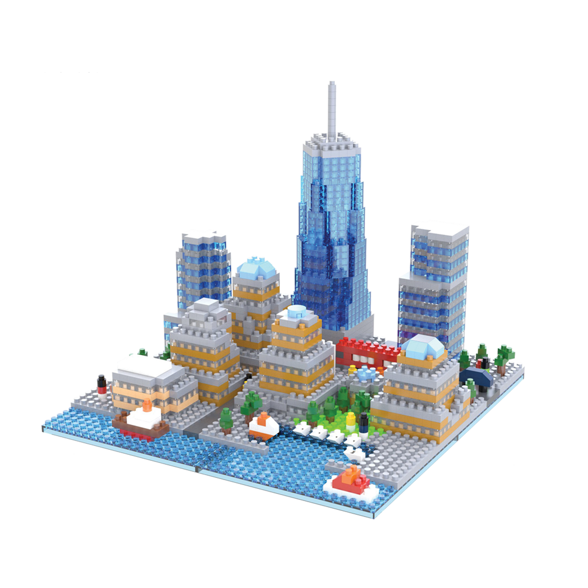 Mini Block Models Downtown Manhattan Mini Block Set | TheMiniBlock.com