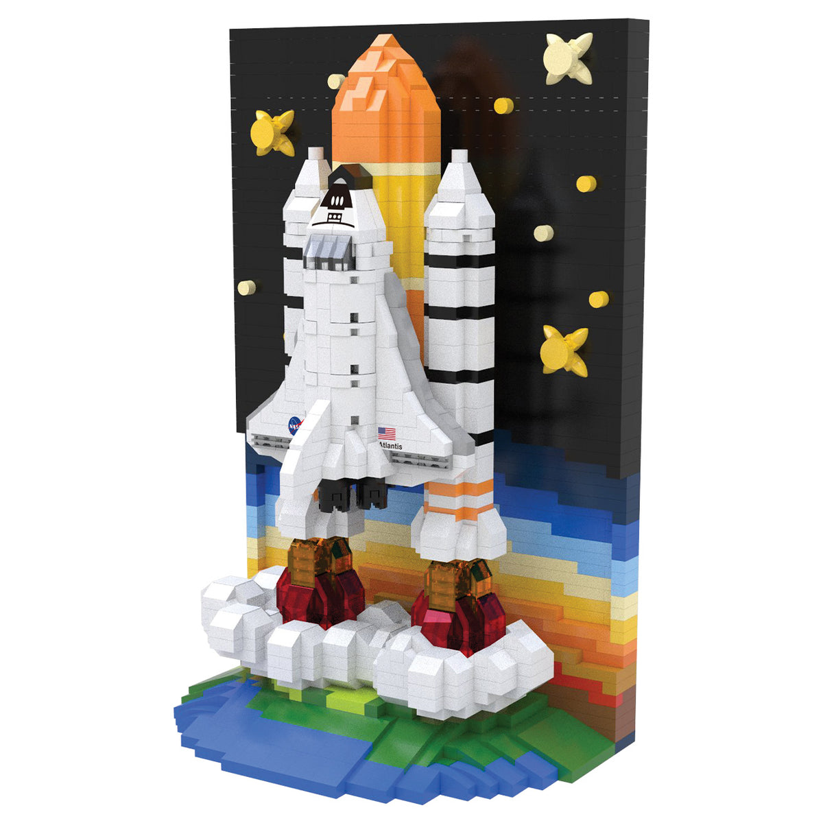 Space Mini Model Space Shuttle Mini Block Set | TheMiniBlock.com