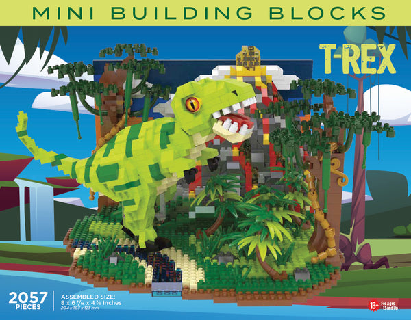 T-Rex Dinosaur Mini Block Set | TheMiniBlock.com