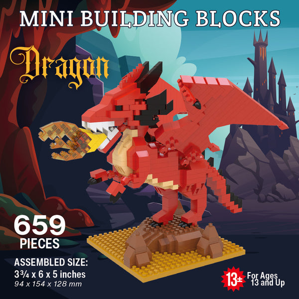 A Plus-762,9 cm Mini Neon Dragon Building Set