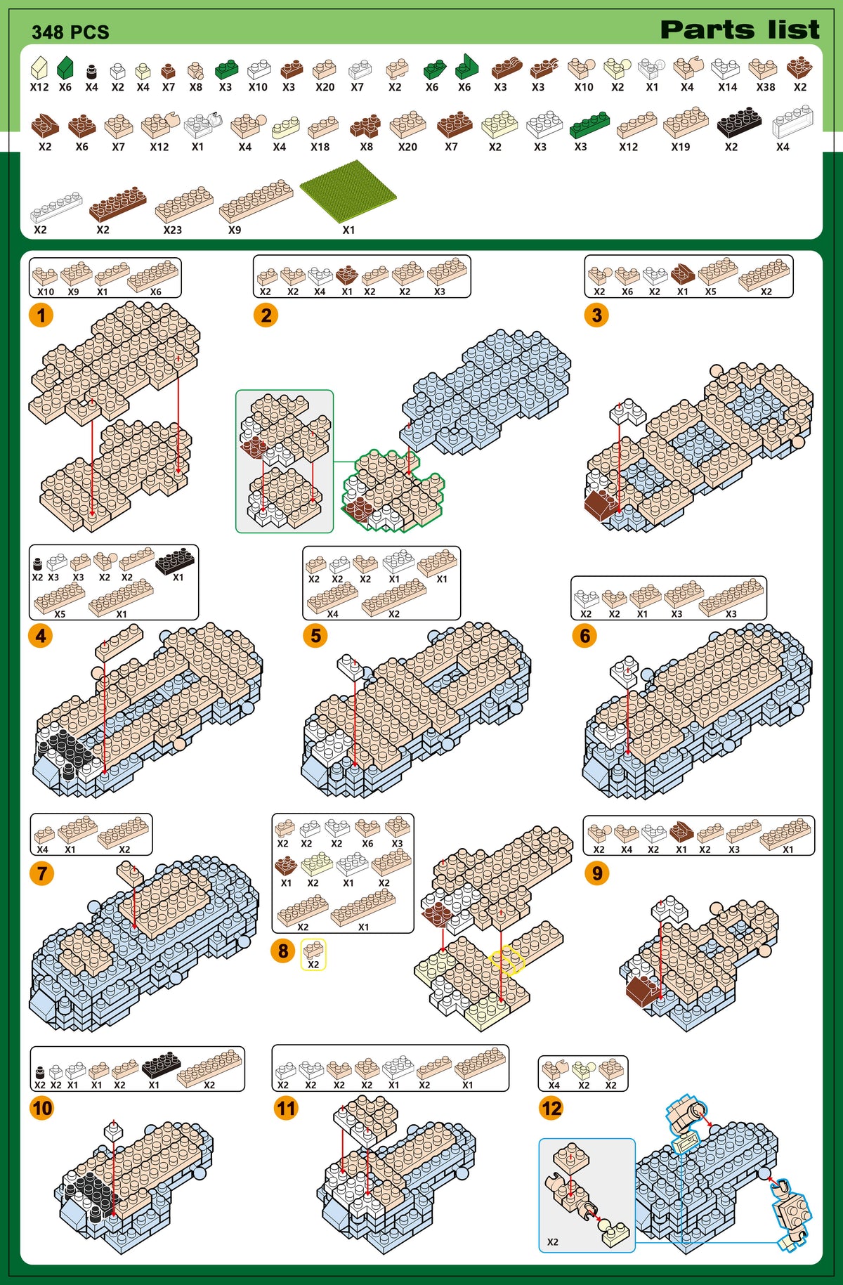 Build A Sloth Mini Building Blocks Sloth | TheMiniBlock.com